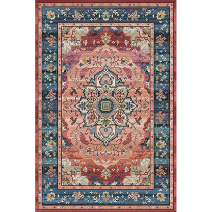 American Retro Living Room Decoration Carpet Minimalist Bedside Rugs for Bedroom Large Area Non-Slip Mat Washable Lounge Rug