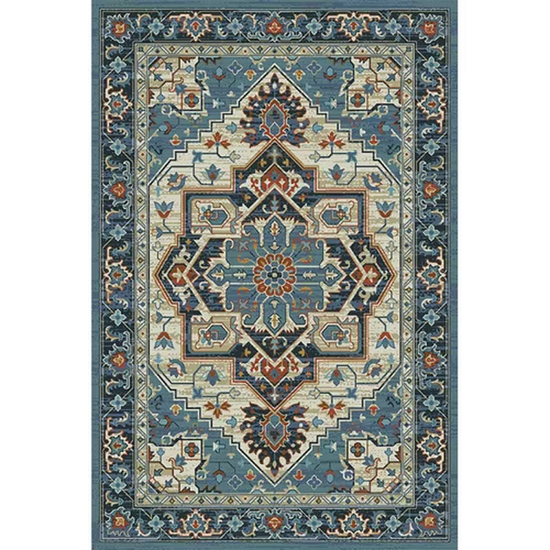 American Retro Living Room Decoration Carpet Minimalist Bedside Rugs for Bedroom Large Area Non-Slip Mat Washable Lounge Rug