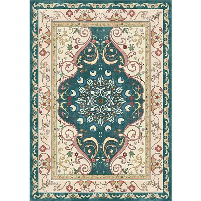 American Retro Living Room Decoration Carpet Minimalist Bedside Rugs for Bedroom Large Area Non-Slip Mat Washable Lounge Rug
