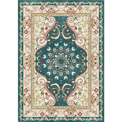 American Retro Living Room Decoration Carpet Minimalist Bedside Rugs for Bedroom Large Area Non-Slip Mat Washable Lounge Rug