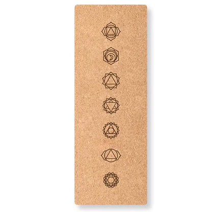 72X24 Inch 5Mm Thickness Eco Friendly TPE Natural Cork Fitness Cushion Workshop Rugs Yoga Pilates Mat Customized