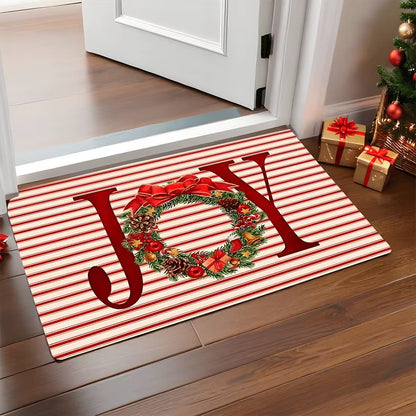 Christmas Carpet Door Merry Christmas Mat Festival Santa Claus Outdoor Decorations Home 2025 Navidad Xmas Ornament New Year 2026