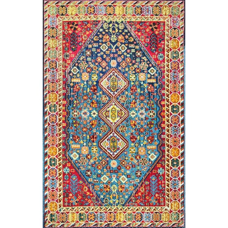 American Retro Living Room Decoration Carpet Minimalist Bedside Rugs for Bedroom Large Area Non-Slip Mat Washable Lounge Rug