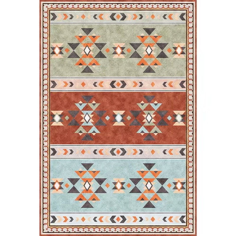 American Retro Living Room Decoration Carpet Minimalist Bedside Rugs for Bedroom Large Area Non-Slip Mat Washable Lounge Rug