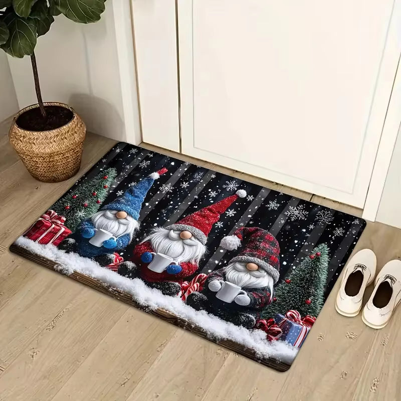 Santa Claus Door Floor Mat