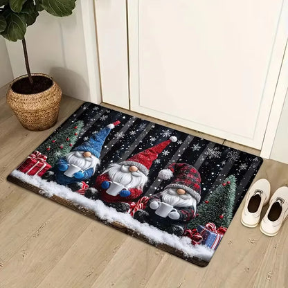 Santa Claus Door Floor Mat