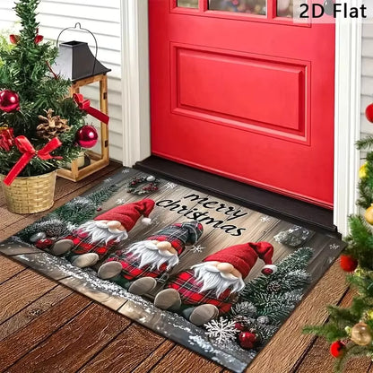 Santa Claus Door Floor Mat