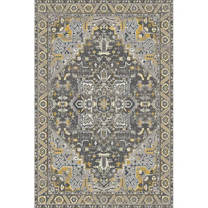 American Retro Living Room Decoration Carpet Minimalist Bedside Rugs for Bedroom Large Area Non-Slip Mat Washable Lounge Rug