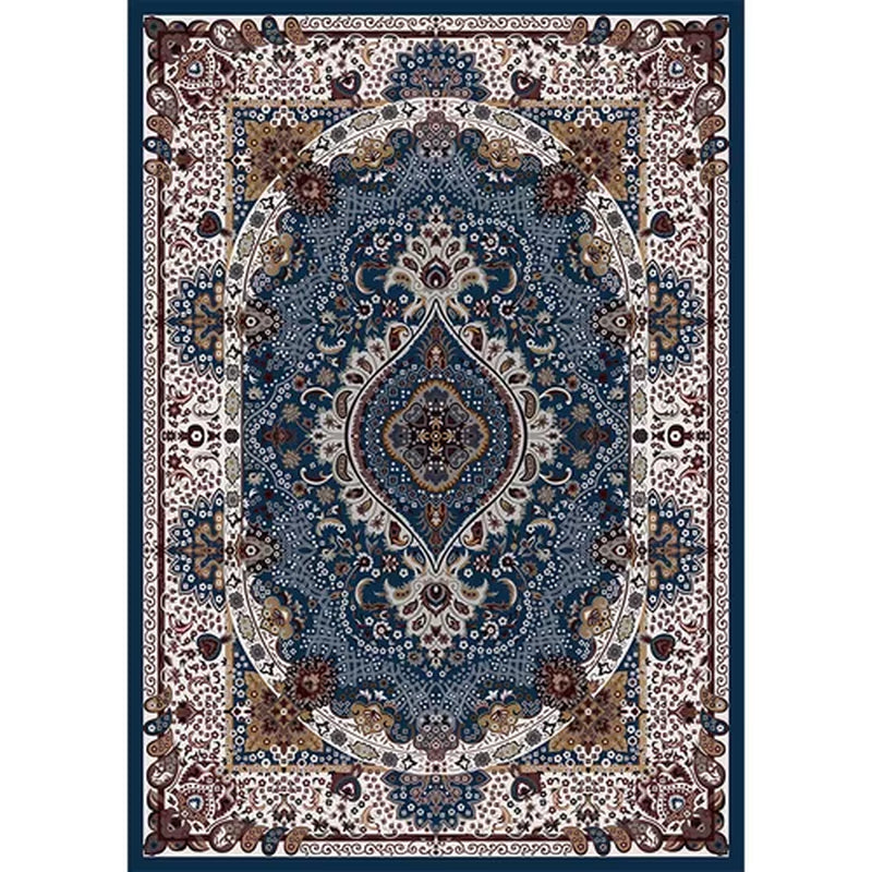 American Retro Living Room Decoration Carpet Minimalist Bedside Rugs for Bedroom Large Area Non-Slip Mat Washable Lounge Rug