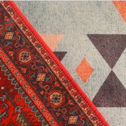 American Retro Living Room Decoration Carpet Minimalist Bedside Rugs for Bedroom Large Area Non-Slip Mat Washable Lounge Rug