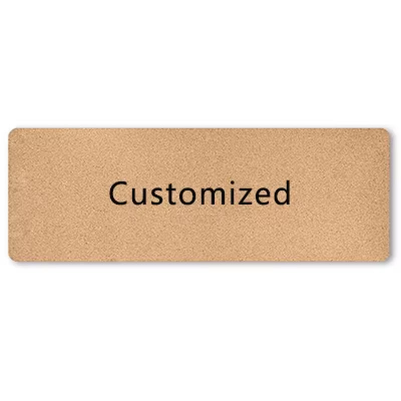 72X24 Inch 5Mm Thickness Eco Friendly TPE Natural Cork Fitness Cushion Workshop Rugs Yoga Pilates Mat Customized