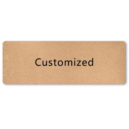 72X24 Inch 5Mm Thickness Eco Friendly TPE Natural Cork Fitness Cushion Workshop Rugs Yoga Pilates Mat Customized