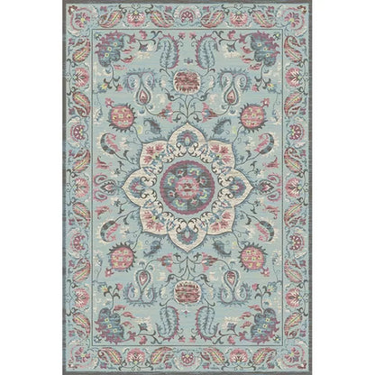 American Retro Living Room Decoration Carpet Minimalist Bedside Rugs for Bedroom Large Area Non-Slip Mat Washable Lounge Rug