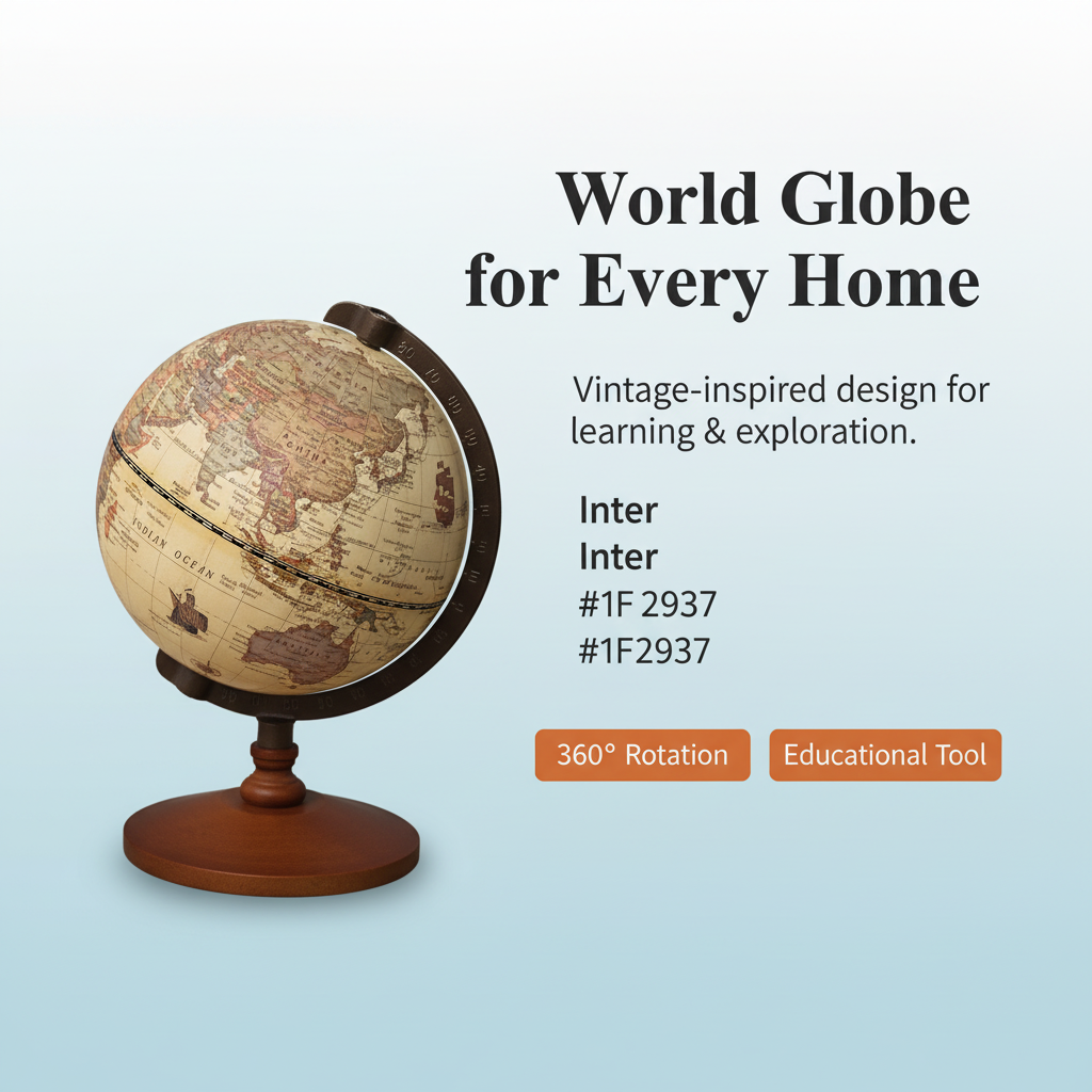 World Globe Mapa Home Decor Accessories